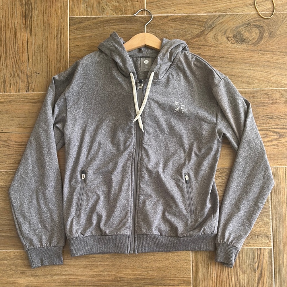 Boys Play x Play Gray Zip-Up Hoodie size 12-14